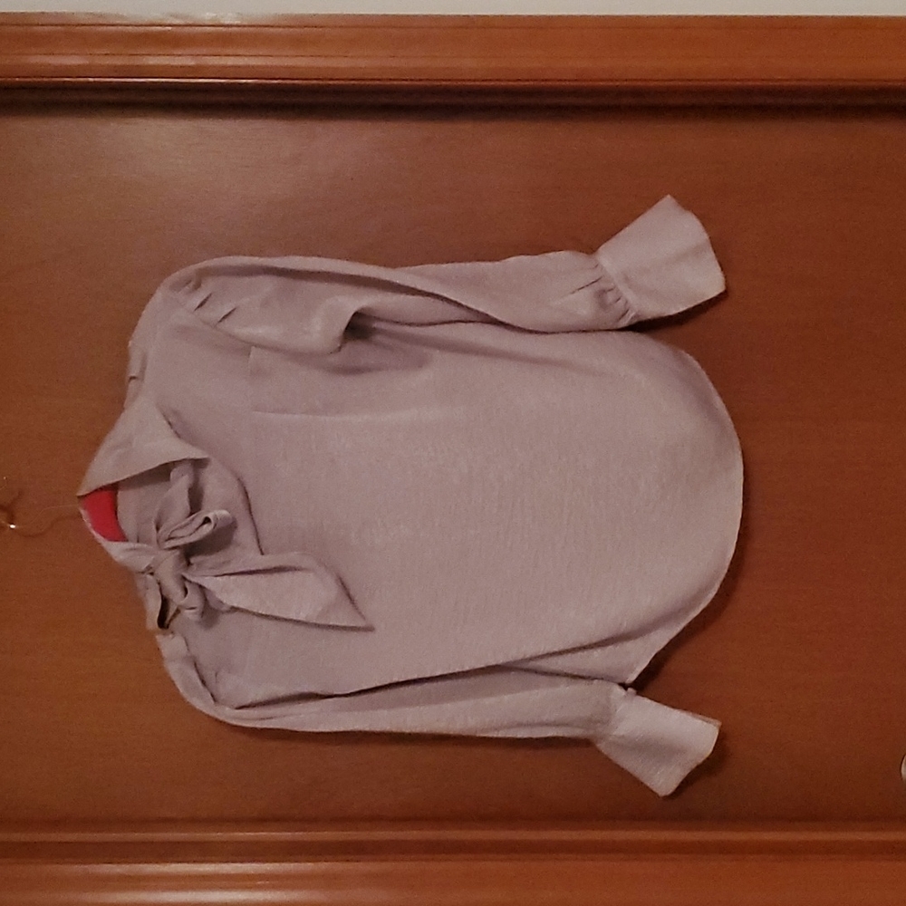 Champagne blouse from Bannana Republic